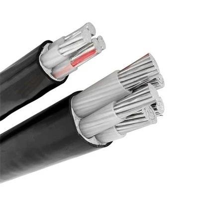 YJV Lighting Aluminum Cable Covered Line Wire Up To 35KV Service Drop Cable Aluminum Cable XLPE Insulated Stranded
